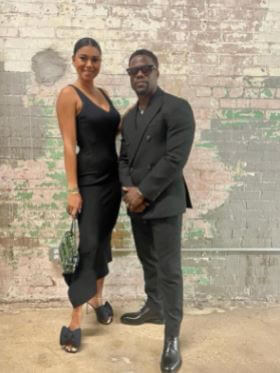Heaven Hart father Kevin Hart with wife.